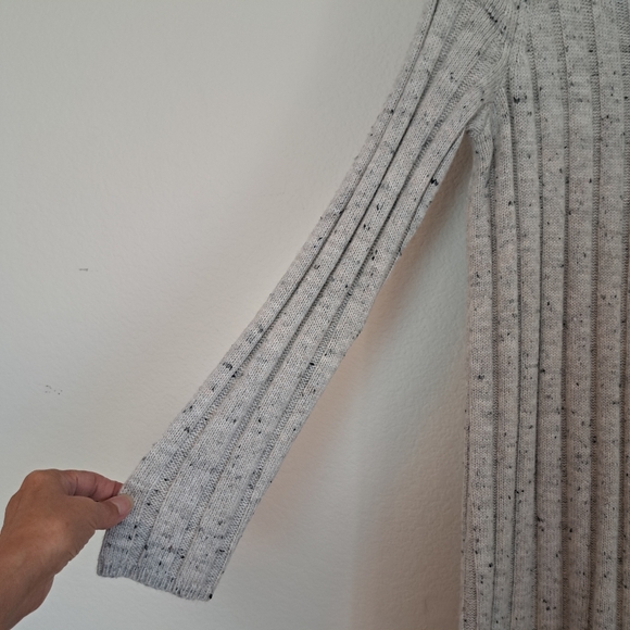 Madewell Donegal Rolled Mock Neck Ribbed Longsleeve Sweater Dress NWT - Picture 8 of 11